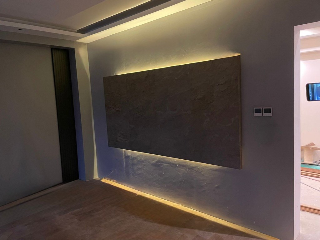 Linea Pietra iç mekan backlit özel taş kaplama